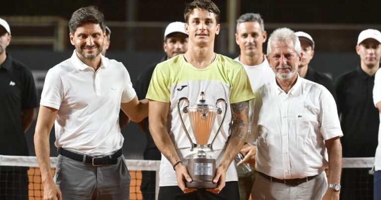 Camilo Ugo Carabelli salió campeón del challenger de Rosario y rompió un record personal