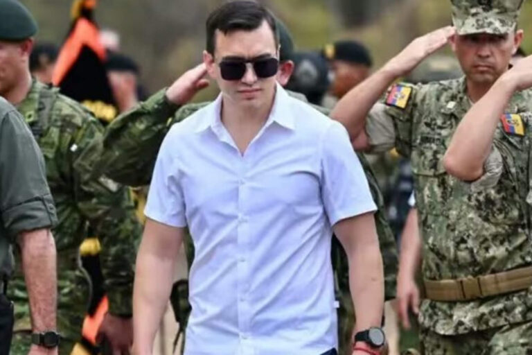 Daniel Noboa denunció a políticos que apoyarían al crimen organizado