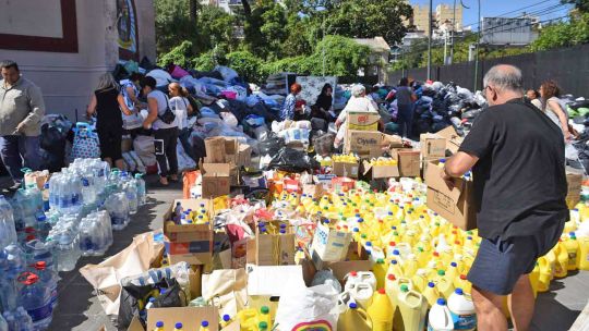 Drama en Bahía Blanca: cómo es el esquema de distribución de las donaciones tras la inundación