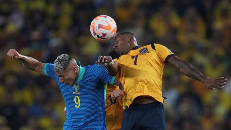 Ecuador y Brasil empataron sin goles en el debut de Carlo Ancelotti por las Eliminatorias