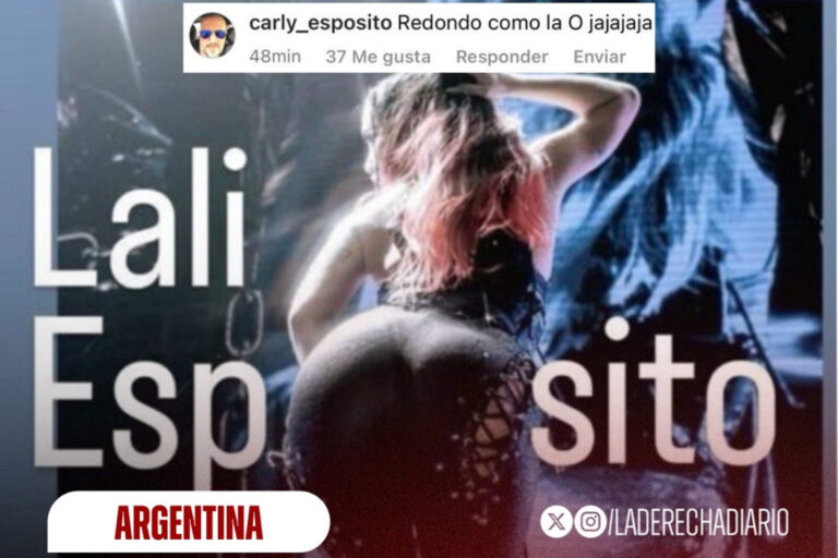 La degenerada foto de Lali Espósito que subió su padre en Instagram y que luego borró