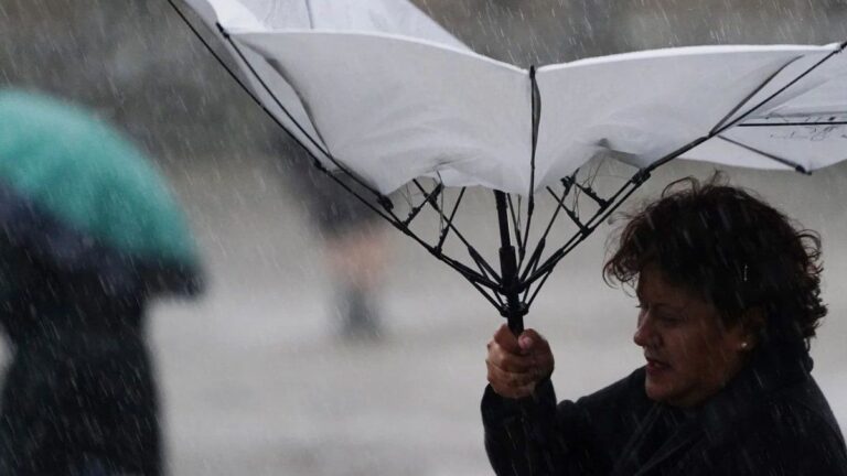 Alerta por lluvias y vientos fuertes este miércoles: las advertencias del Servicio Meteorológico Nacional