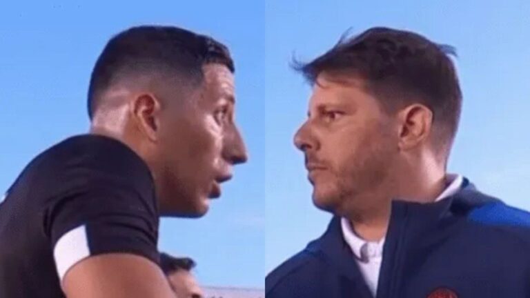 Cruce caliente tras la eliminación de San Lorenzo: Damián Ayude enfrentó a Falcón Pérez