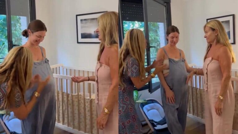 Las Trillizas de Oro y la dulce espera del nieto número 20: el video que enterneció a todos