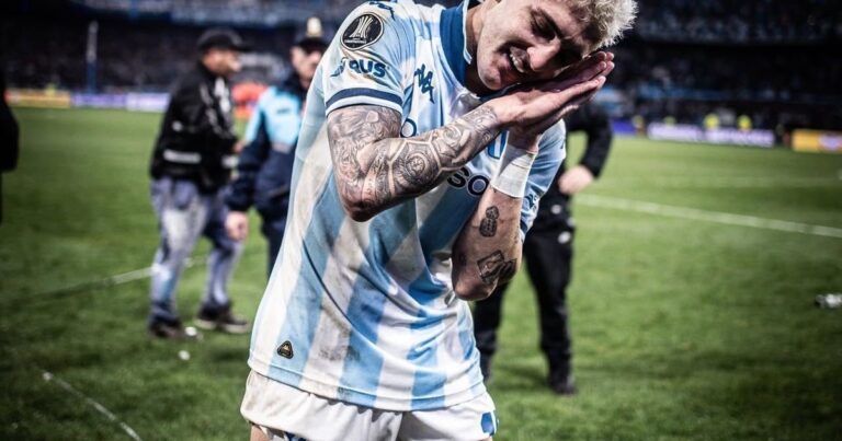 Gastón Martirena, figura de Racing e hincha de Nacional, otra vez fue verdugo de Peñarol