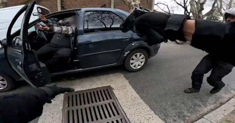 Cinematográfica persecución de un ladrón con pedido de captura en Nueva Pompeya: «Bajate del auto»