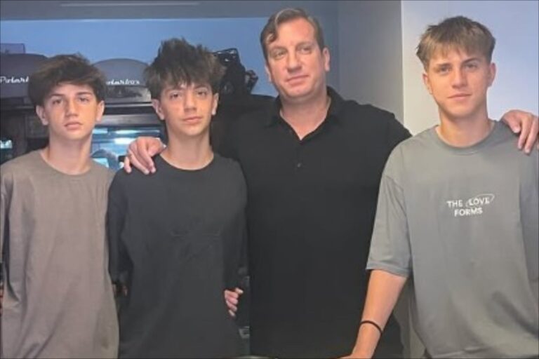 Maxi López llegó a la Argentina para participar en MasterChef y se reencontró con sus hijos