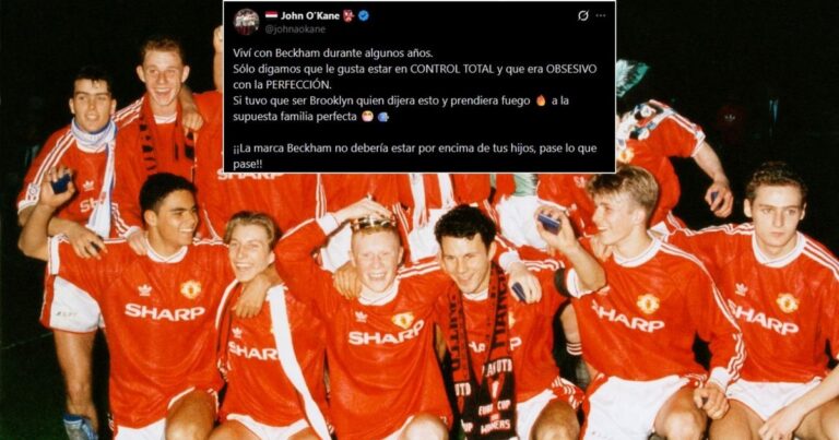 John OKane, ex compañero de Beckham, salió a bancar su hijo en medio del escándalo: «Era obsesivo con la perfección»
